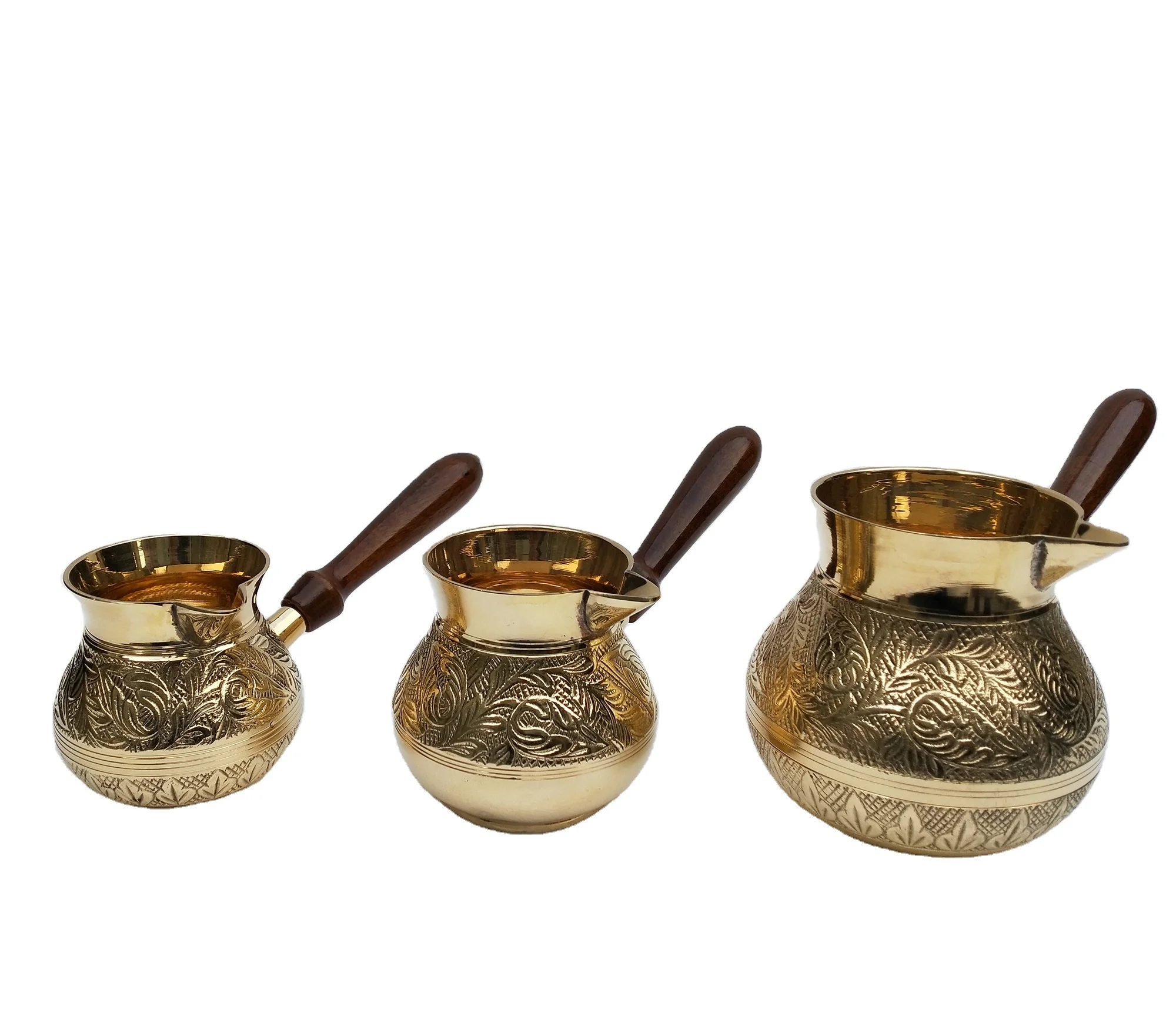 Brass Turkish Coffee Maker ibrik cezve D