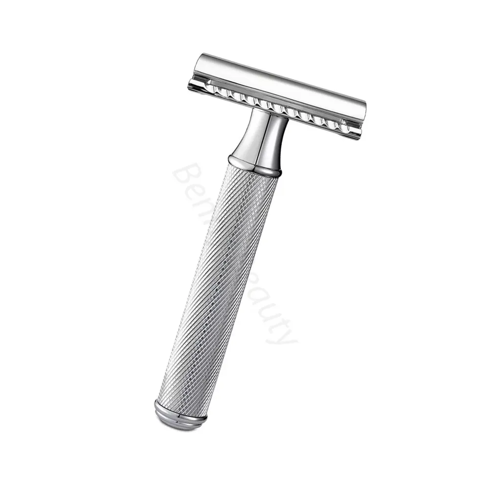 
Противоскользящая Безопасная бритва с двойным краем, винтажная бритва с длинной ручкой, старинная бритва 