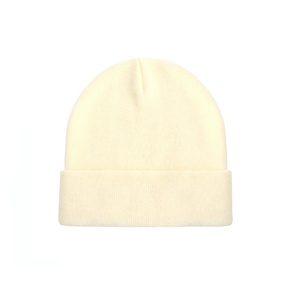 Warm winter cuff hats design multicolor acrylic adult fisherman beanie sport tie dye beanie cap Wool Knit Cuff Short