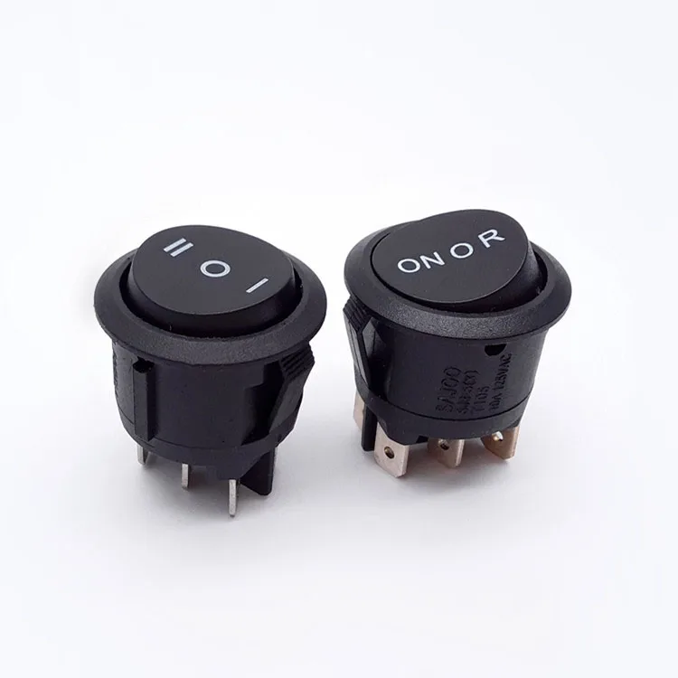 SHUYI  carling AC 125V/250V 4 pin mini round led electric heater switch rocker switch