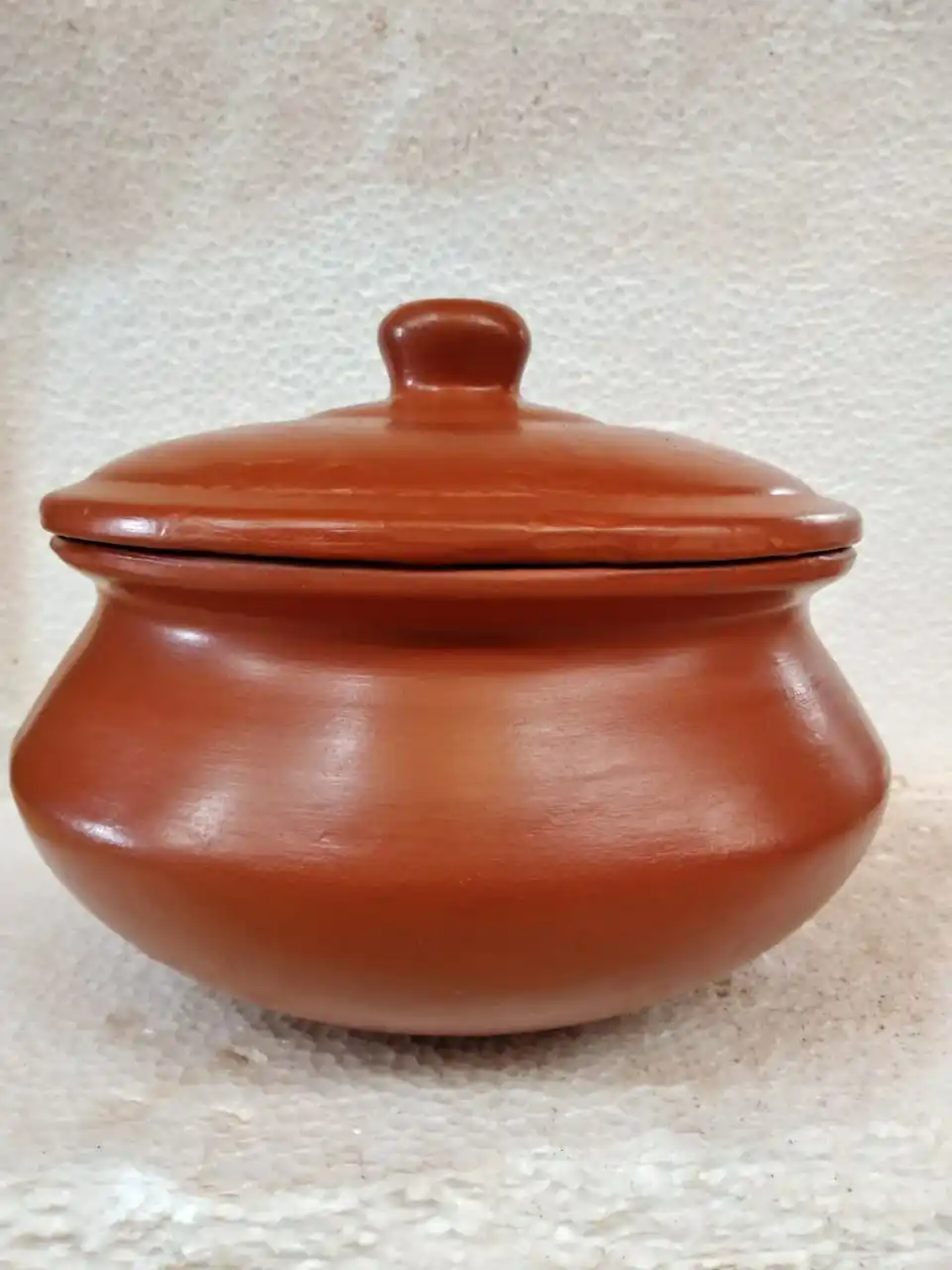Натуральная глина Терракотовая приготовления пищи кастрюли и миски для сервировки