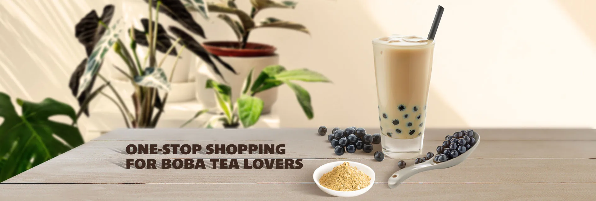 Professional Bubble Tea Ingredient Tapioca Black Pearls for Beverage Store
