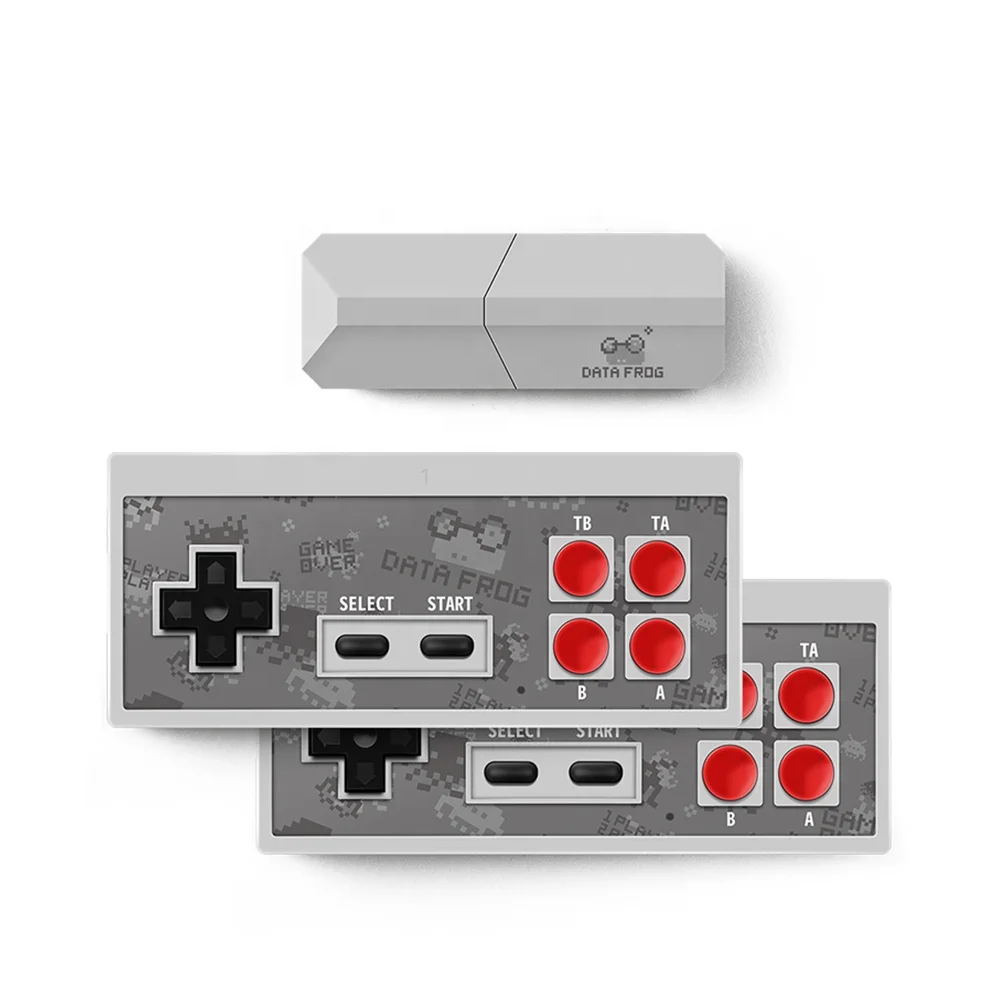 wholesale retro video game consoles from China 2.4G mini Wireless video game players built in 568 8 bit games