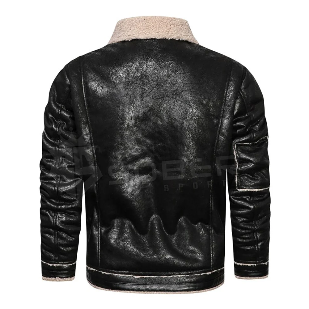 Оптовая продажа Куртки из искусственной кожи с индивидуальным логотипом Утепленные зимние мужские куртки