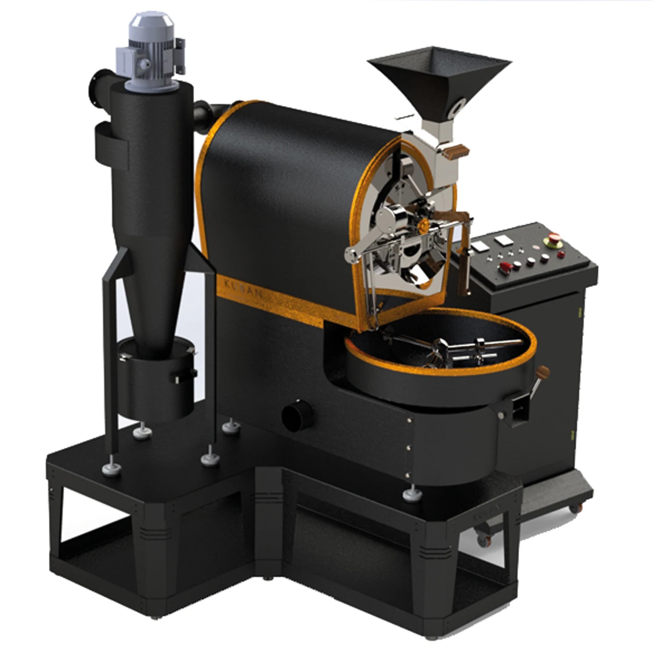 
1,5 KG Shop Coffee Roaster Roasting Machines, Kuban Coffee Roaster 