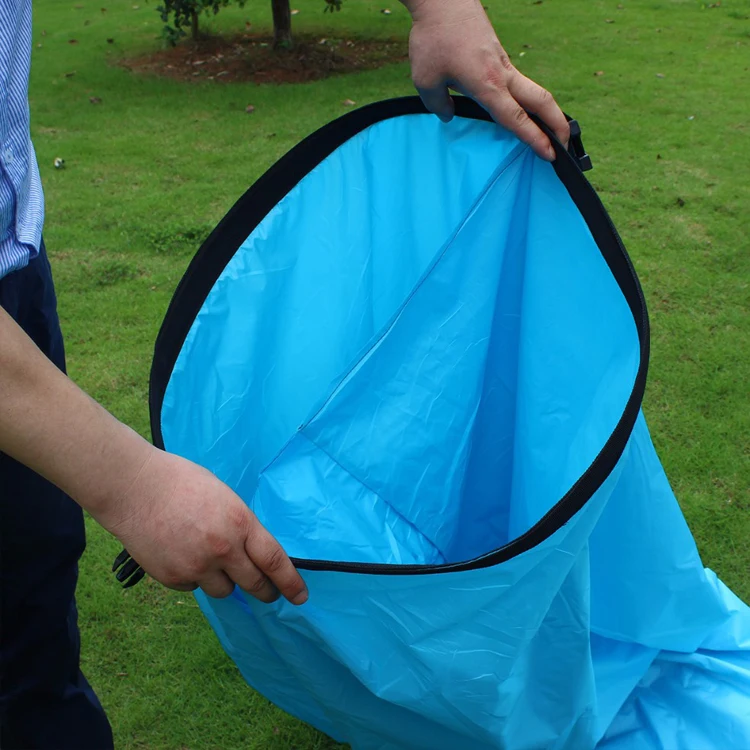 New Design Update second generation single mouth/opening without PE bag inside coated TPU Sleeping Lazy Bag Inflatable Air Sofa