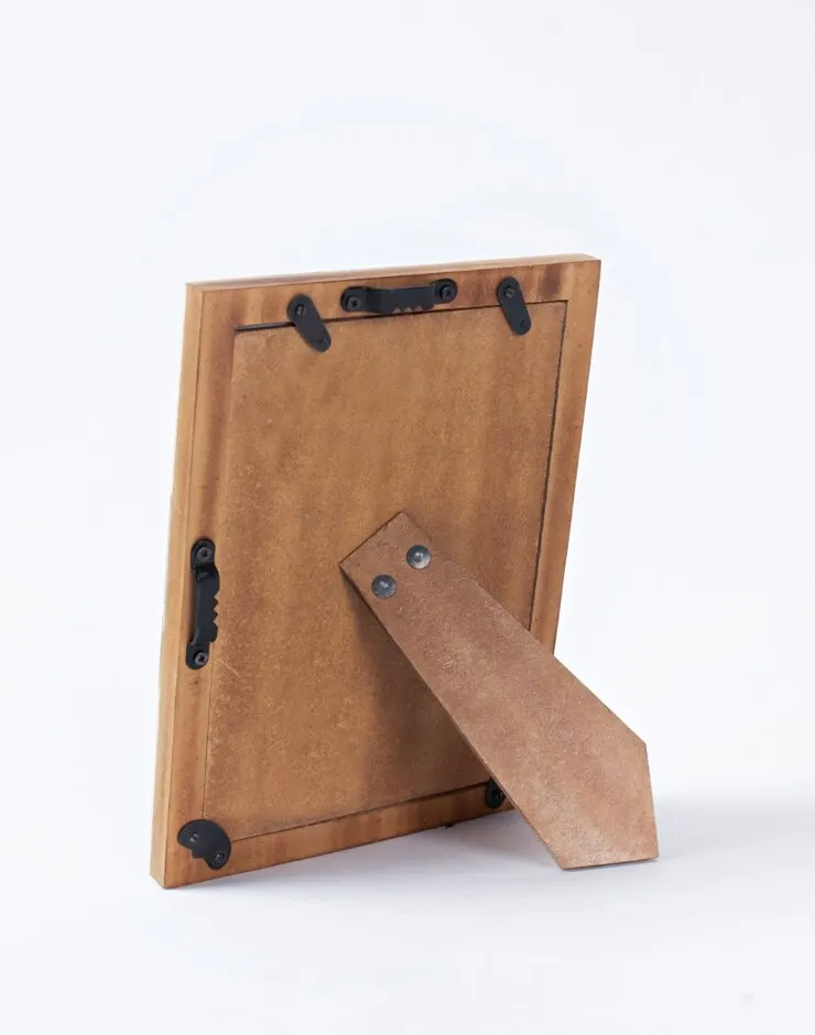 
Handmade Cuboid Pattern Photo Frame in MDF & Mother of Pearl - Home Decor Picture Frame by Art Assembly 