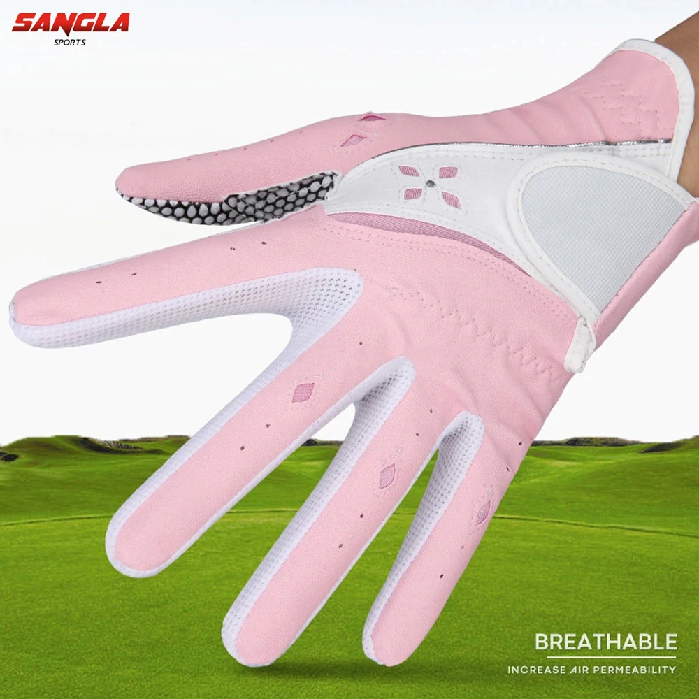 Golf Gloves Professional Printed Logo Cabretta Leather Golf Gloves High Quality Bulk Quantity With Low Prices