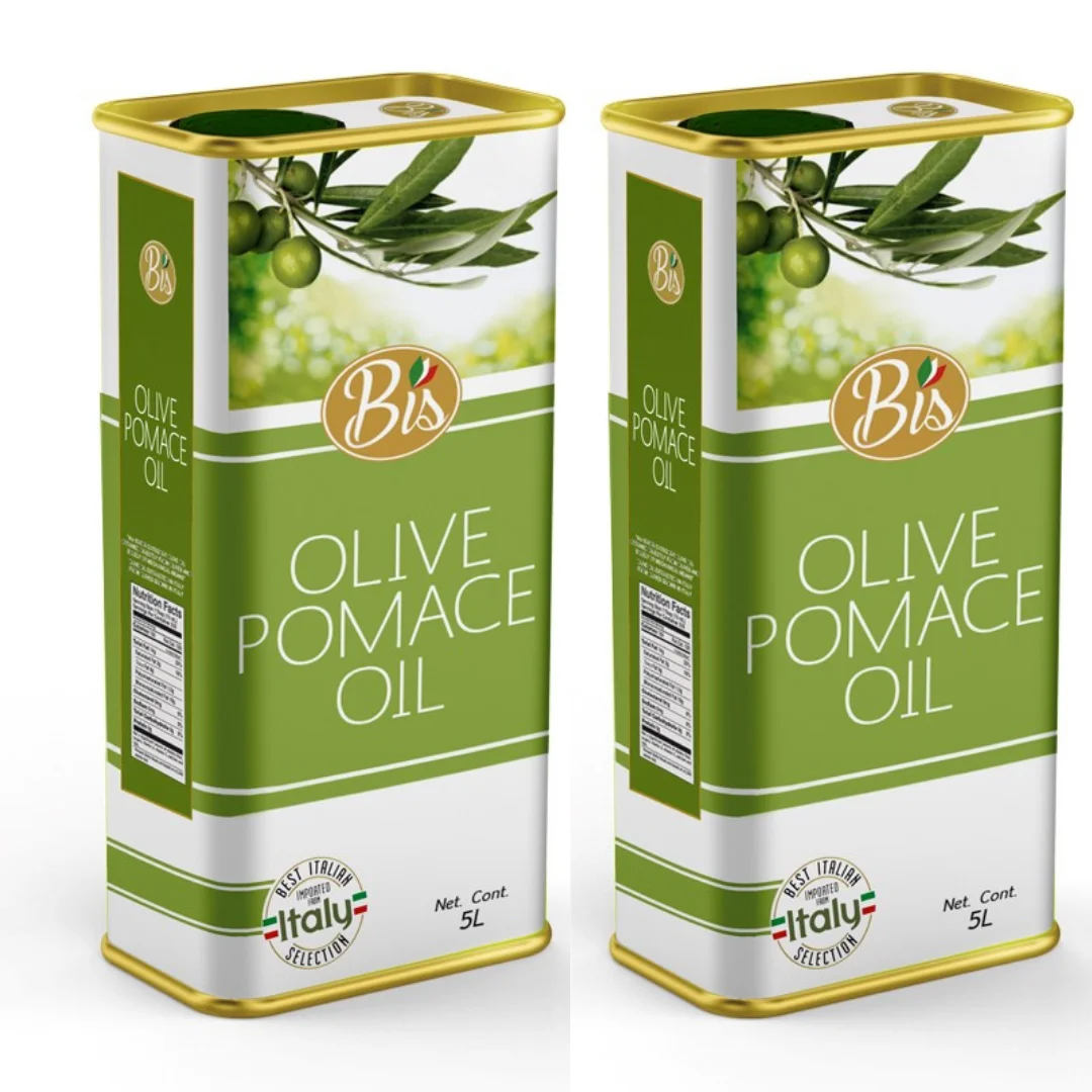 Made in Italy high Top quality pomace olive oil 5 lt Bis brand and Private Label