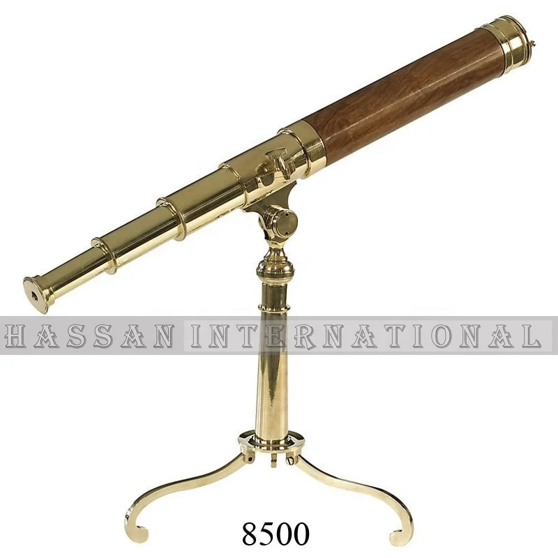 Antique style nautical telescope with tripod brass nautical astronomical telescope best selling