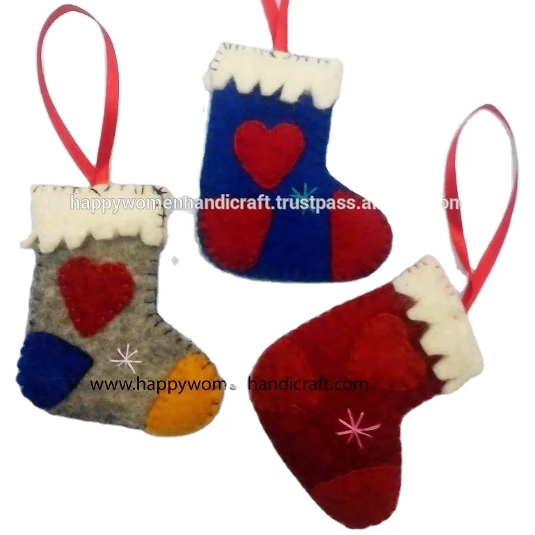 Felt Christmas ornaments decoration made from felt/Producers of Felt Handicrafts and Felt ornaments