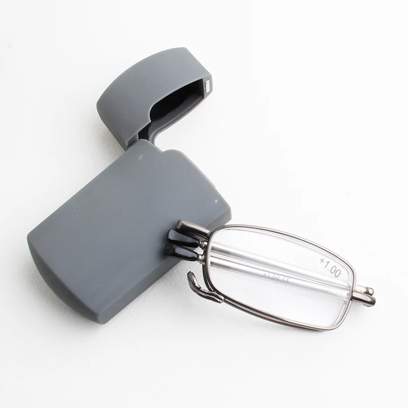 Metal folding cheap wallet reading glasses