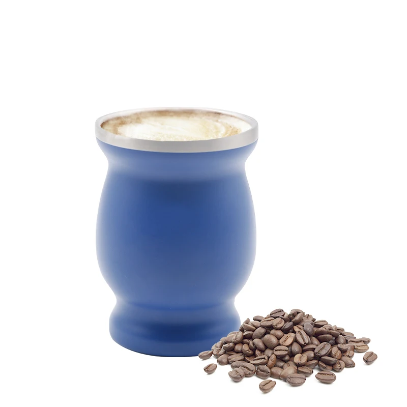 Wevi Tea Insulated Double Wall Vacuum Stainless Gourd Yerba Mate Cup