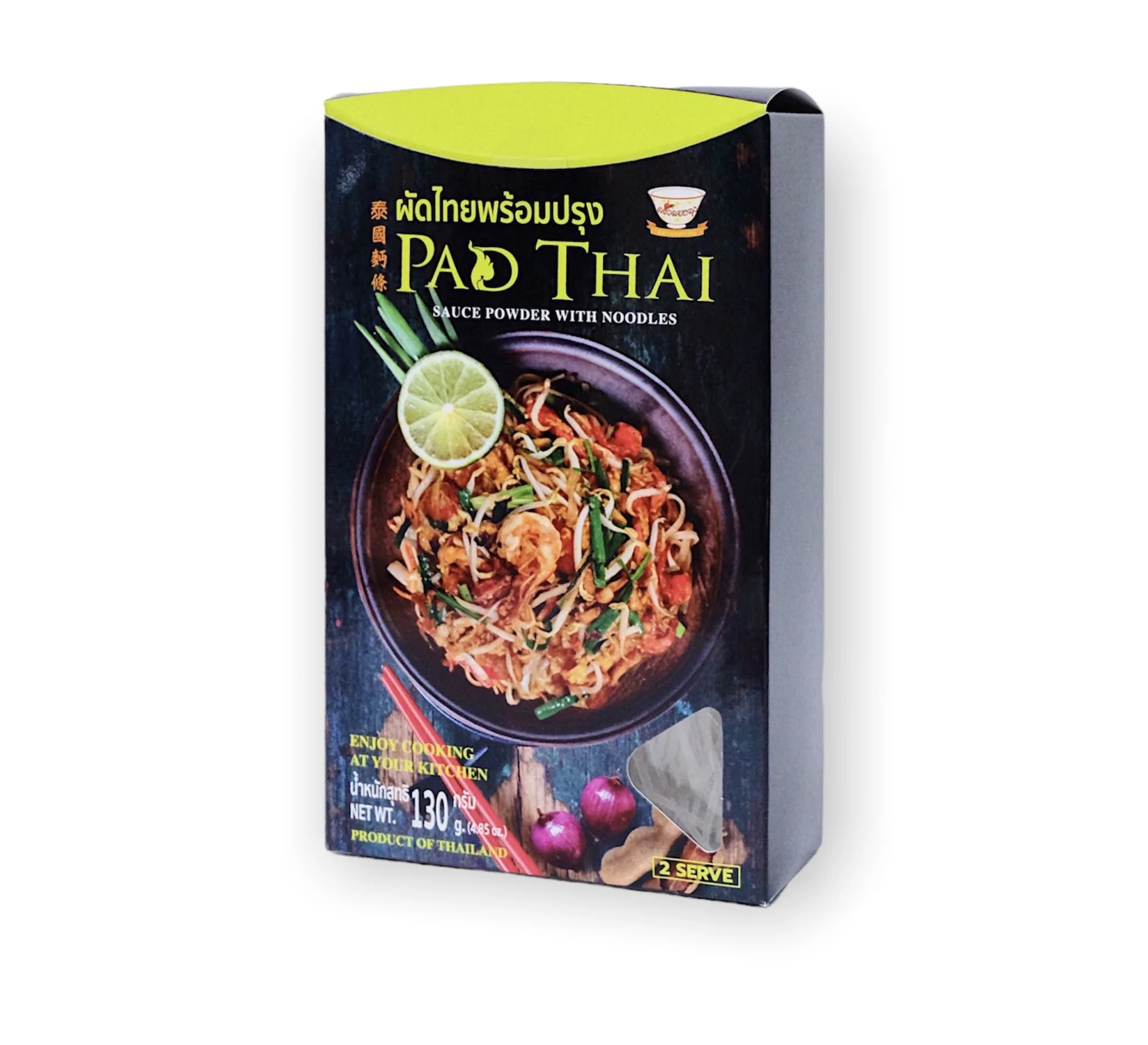 Export Product Of Thailand Instant Noodles Pad Thai Sauce Powder With Noodles Packing 130 G Quality Products Halal Standards