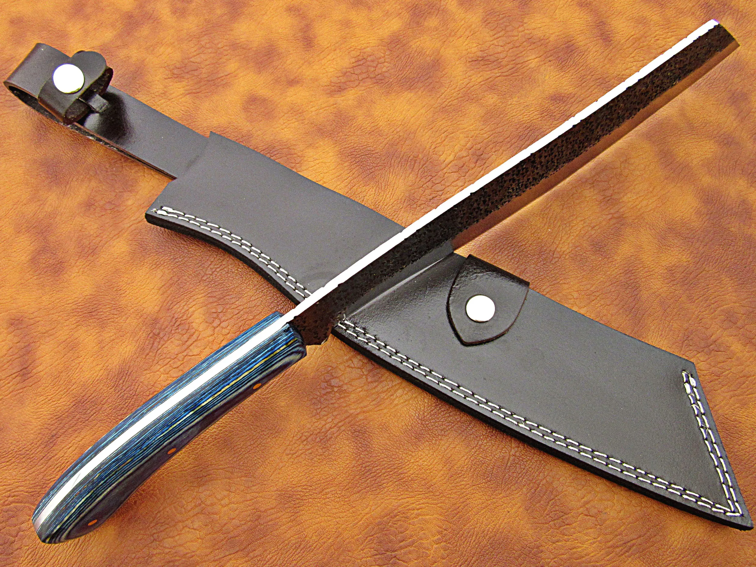 100% Высокое качество стяжная муфта из углеродистой стали мачете/кемпинга выживания на открытом воздухе нож с деревянной ручкой натуральная кожа высокое оболочка SCW-M-0013