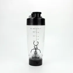 Hot Selling Powder White Blender Transparency Portable Plastic Electric Protein Shaker Bottle