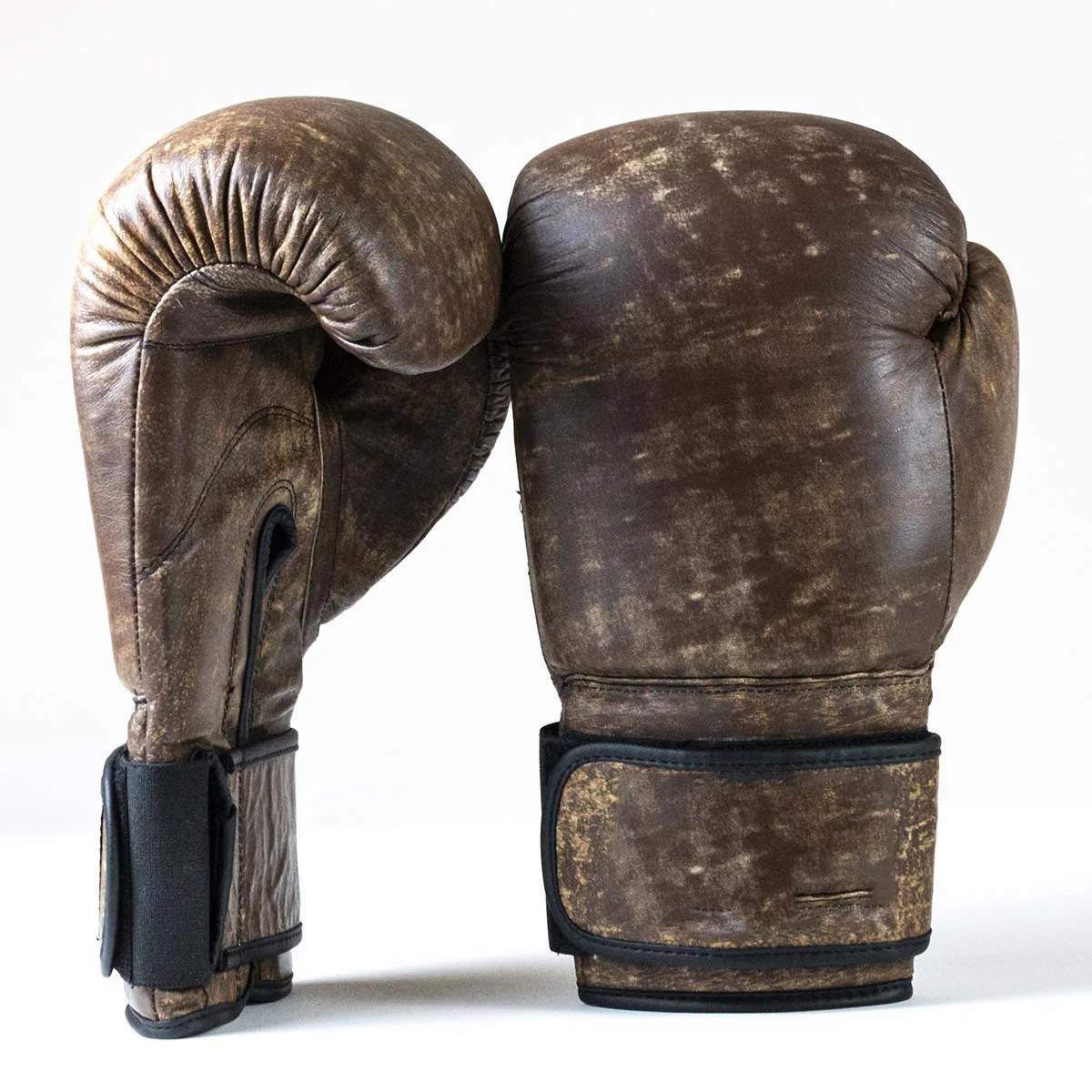 Винтажные боксерские перчатки классический дизайн собственные высшего качества Муай Тай ММА