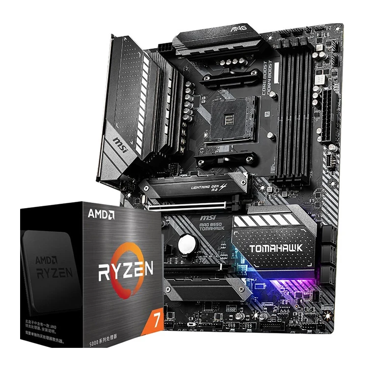 Cheap MSI AM4 Socket Gaming mainboard with AMD (Intel) Chipset Support Ryze Processor Motherboard For ASUS Colorful Motherboard