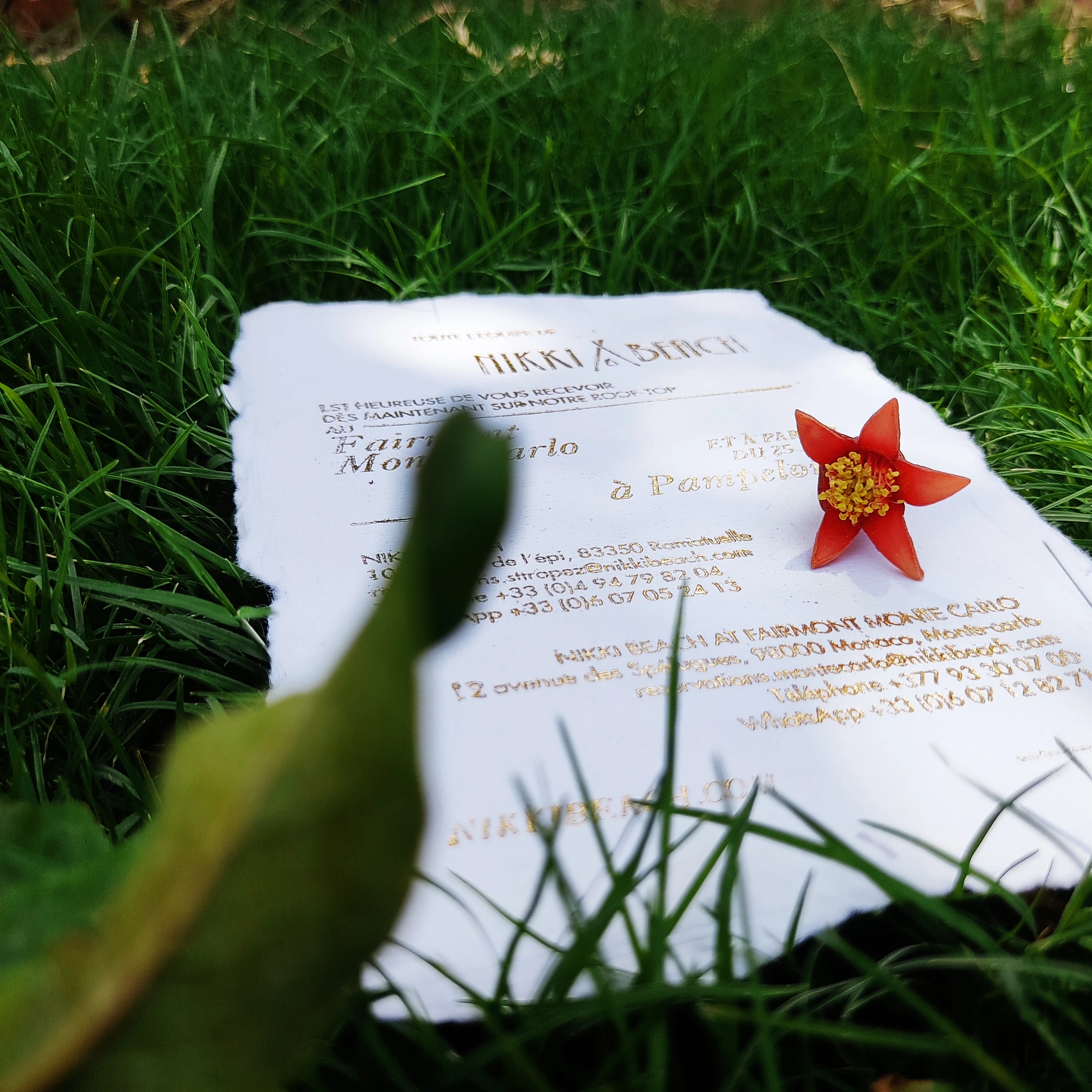 handmade deckle edge gold foil printed calligraphy paper for invitation wedding card making printed paper