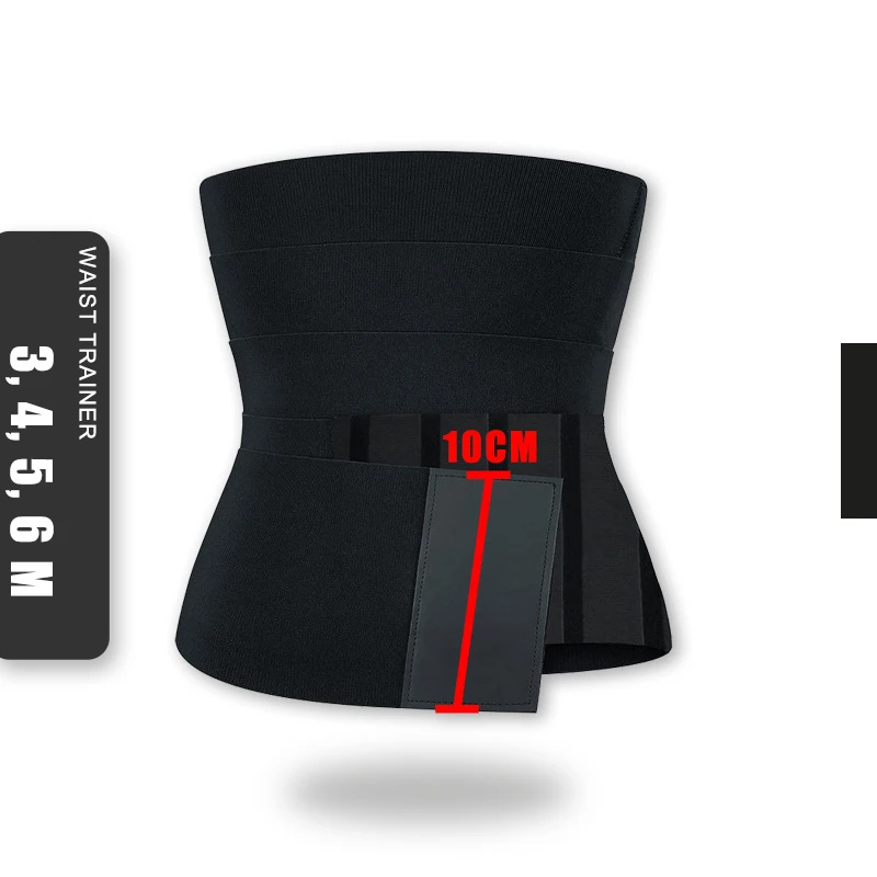 Bandage Wrap Waist Trainer Shaperwear Belt Women Slimming Tummy Wrap Waist Trimmer Belt Postpartum Reductive Girdle Body Shaper