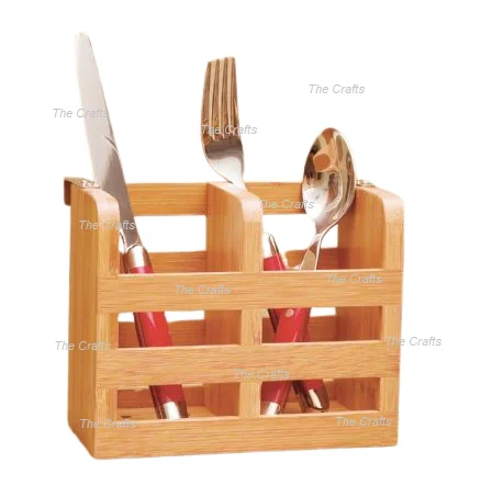 Fabulous Design Wooden Cutlery Holder Customized Size And Shapes Spoon Fork Holder At Attractive Price