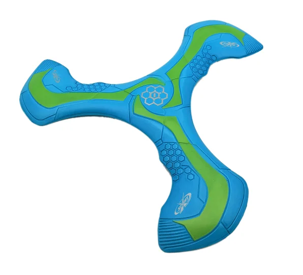 Amazing Toyz SportX top quality beginner bommerang toy soft foam plastic tri sides 23 cm toy boomerang kids elderly and pet toy