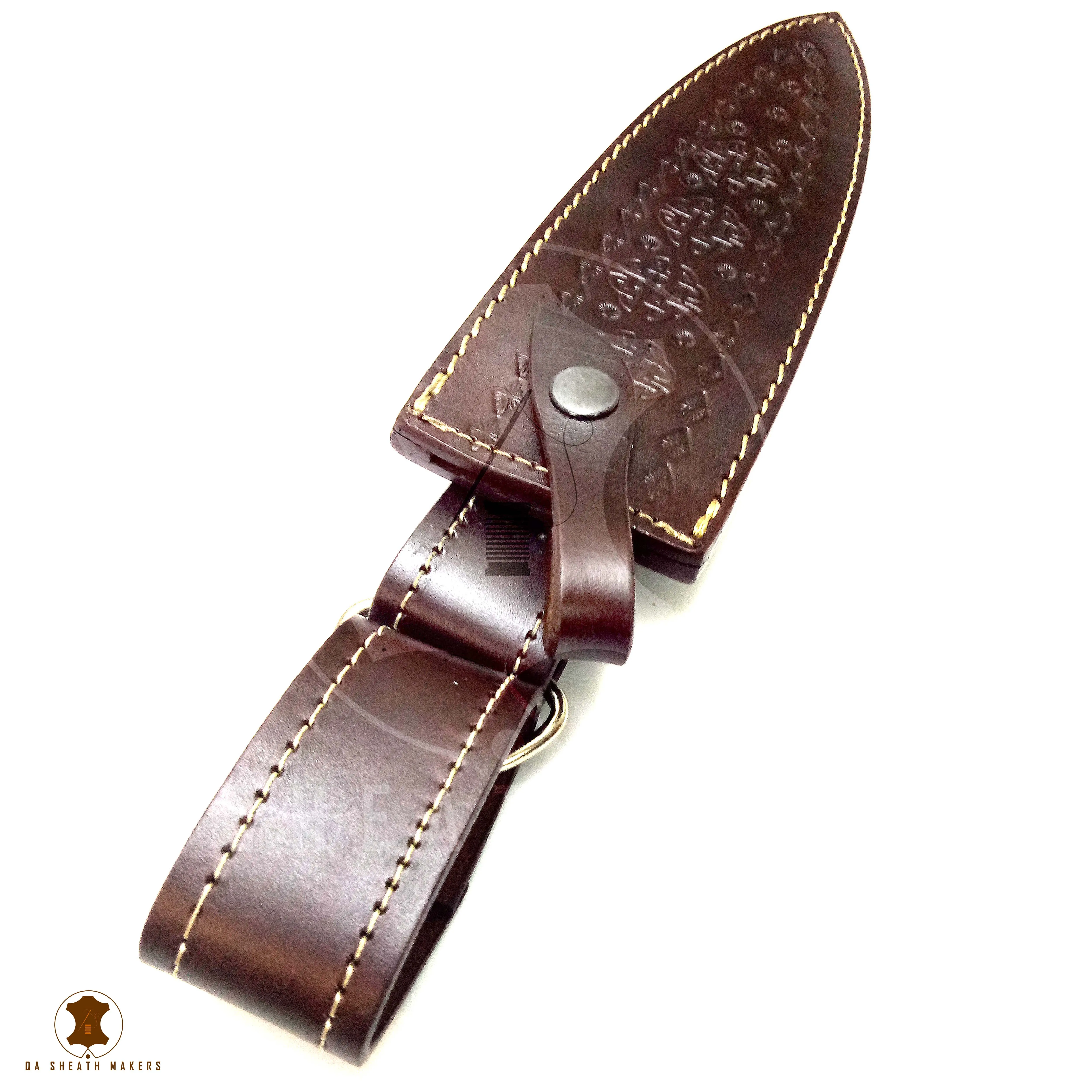 Leather Sheath for Fixed Blade Dagger Knives Handmade Unique Factory Product Rich Grain Leather Hunting Knife Outdoor Camping PK