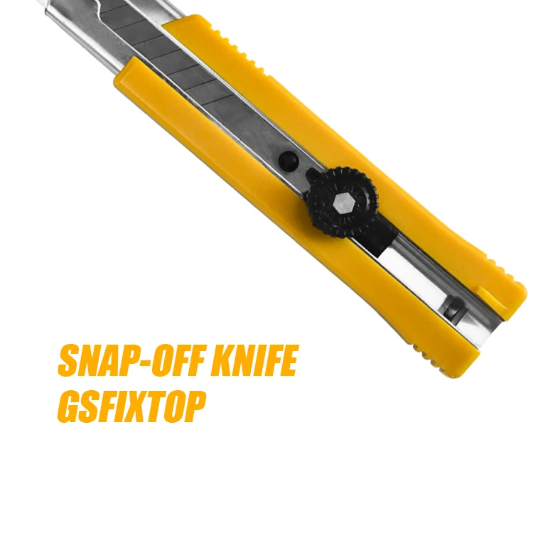 Utility Knives ABS Handle Stainless Iron Black Blade 28mm Wide SK5 Adjustable Fold Utility Knife
