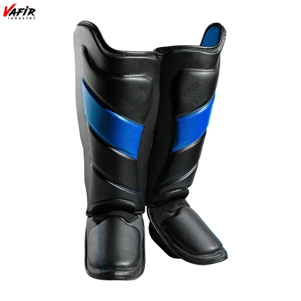 Shin Instep Thai Muay Guards MMA Pads Boxing Kickboxing Leg Foot Kick Custom Made MMA Muay Thai Shin Pad