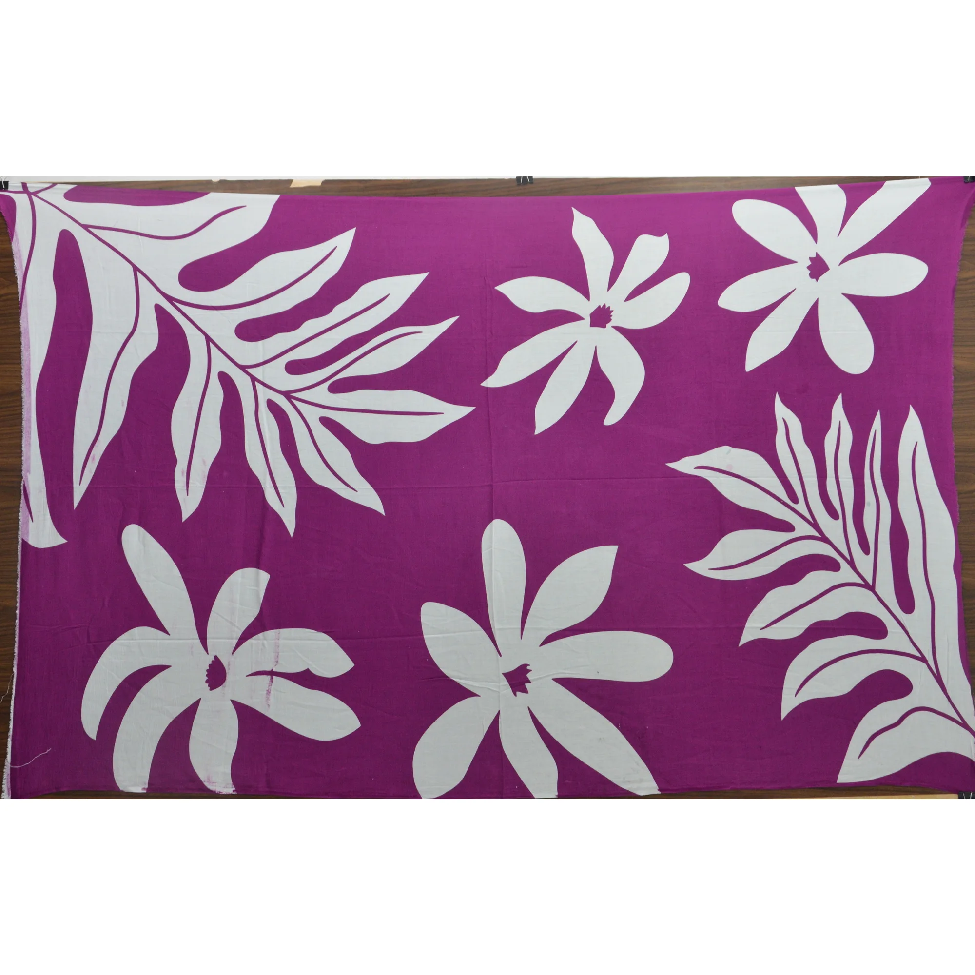 Hawaiian Sarong Leaf Print 100% Rayon Wholesale Custom Bali Manufacturer Beachwear Cover Up PR002-014R2