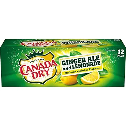 Canada Dry Ginger Ale Lemonade 355ml