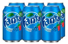 
American Fanta Blueberry Fruits Can 355ml 