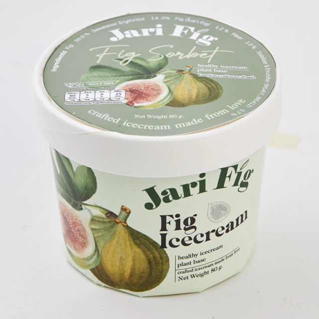 Безопасная основа для мороженого, фигового сорбета для мороженого с сертификацией HACCP / GMP / HALAL