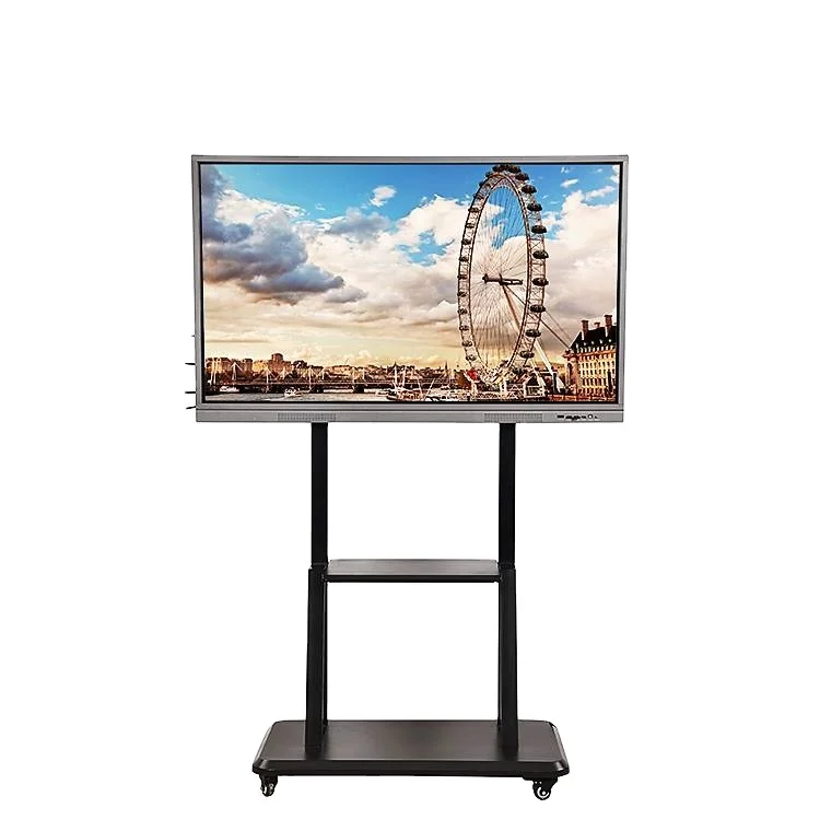 Комплект 43-дюймового емкостный сенсорный экран ЖК-монитор с сенсорным экраном, напольная подставка киоск экрана дисплея с версией android 7,1 панель окна