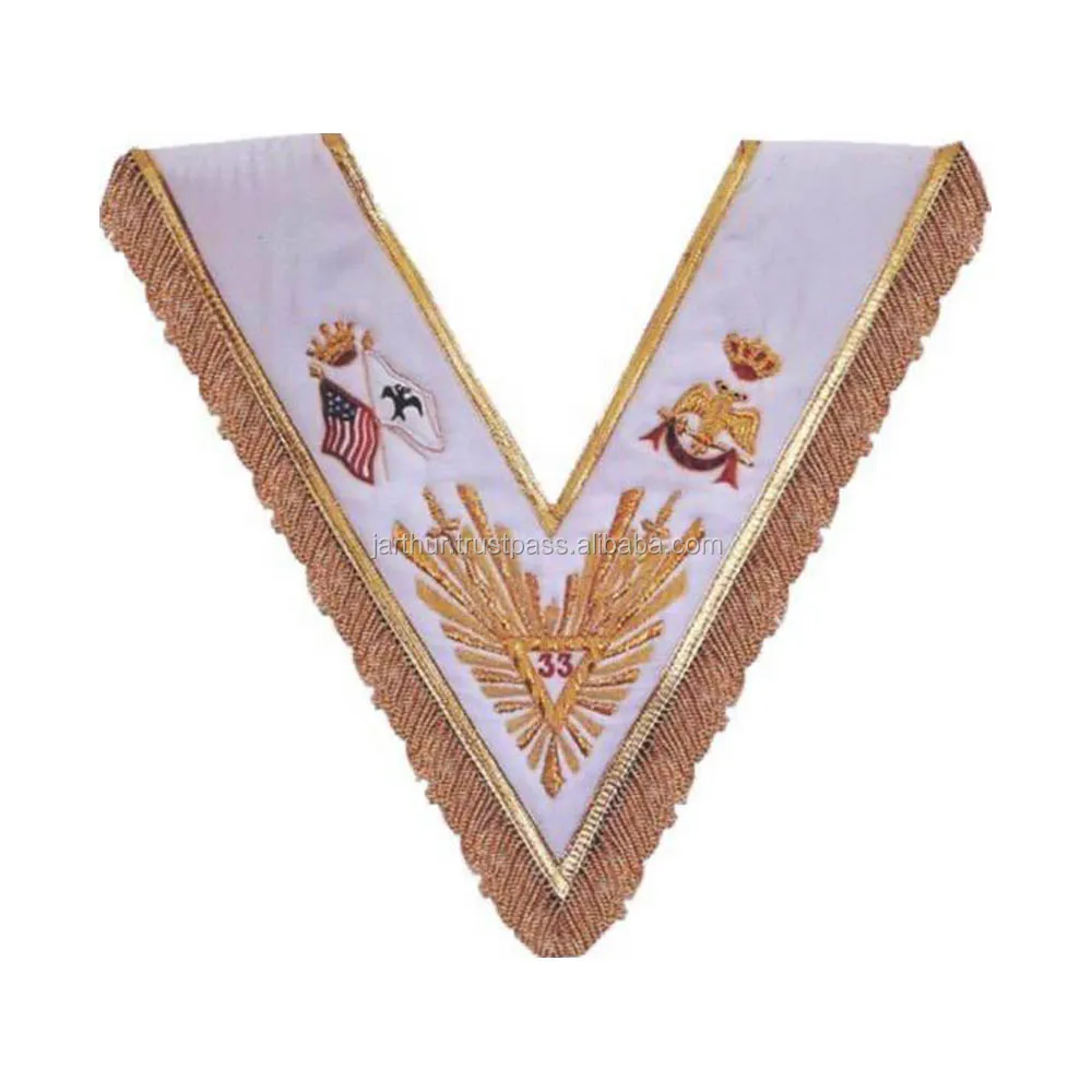 Masonic Regalia 33rd Scottish Rite 33 Degree Masonic chain collar  I  Masonic Collar