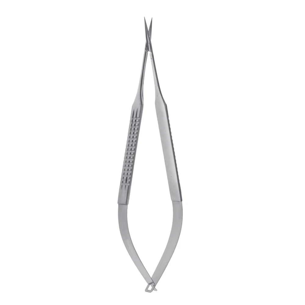 Millesi Microsurgical Scissors 16cm Straight Serrated Blades Flat Handle Neurosurgery Instruments