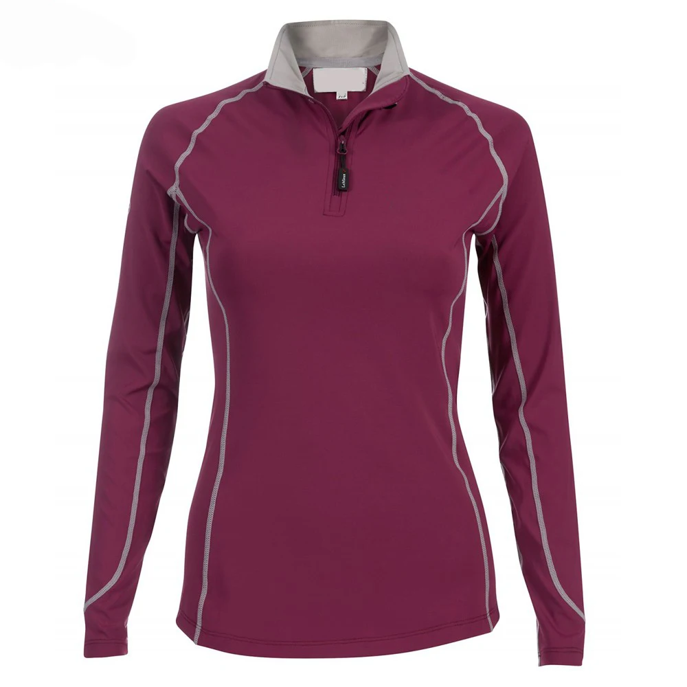 Women Zipper Long Sleeve Equestrian Shirts Clothing Riding Clothes Woman Jacket Equestrian Base Layer Female Tops