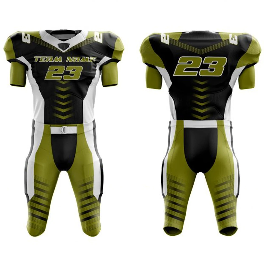 2022 New Arrival Custom Made American Football Jerseys with tackle twill player name and numbering American football uniform