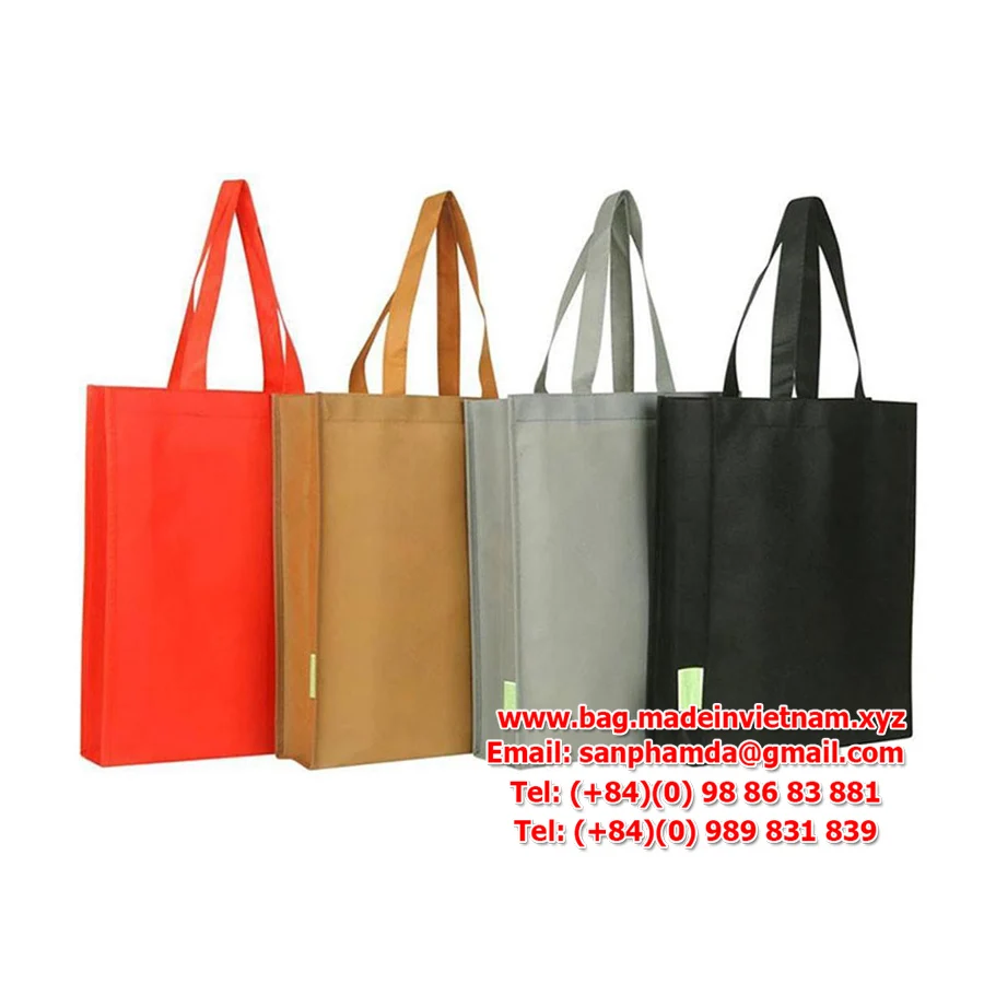 
Eco Friendly Tote Handbags Shopping Bag Non-woven Bag Manufacturer OEM Exporting Bag Made in Vietnam 