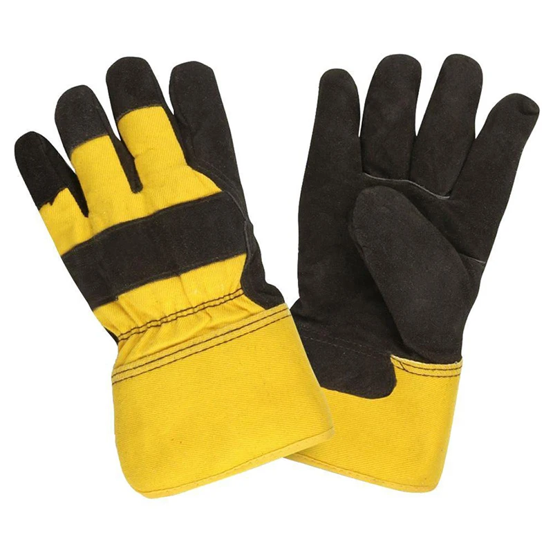  Пакистанские высококачественные прямые продажи с завода безопасные рабочие кожаные перчатки для мужчин