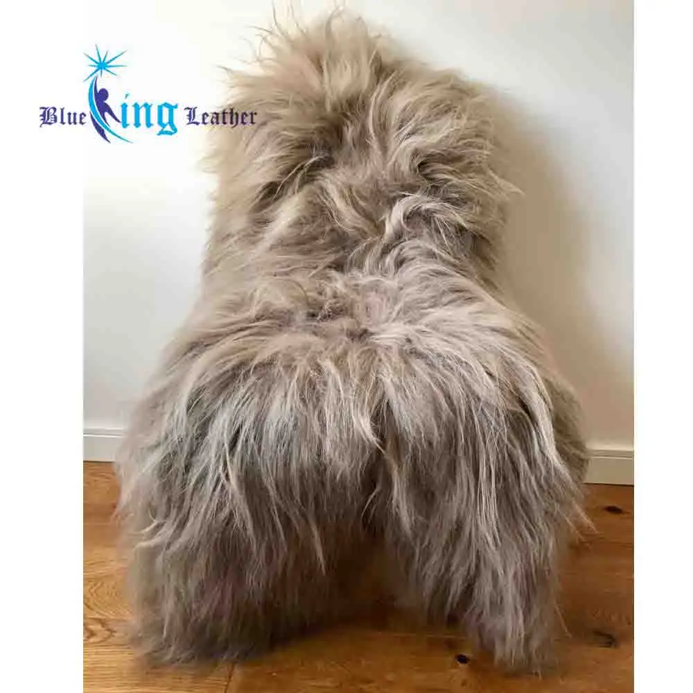 Большой натуральный ковер из овчины мериноса XL