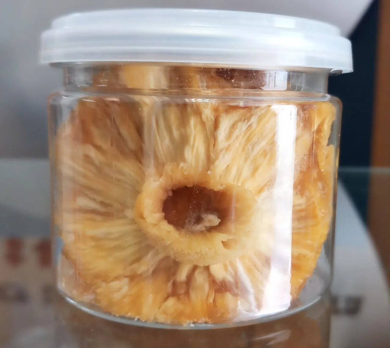 Сушеные кольца для ананаса без сахара