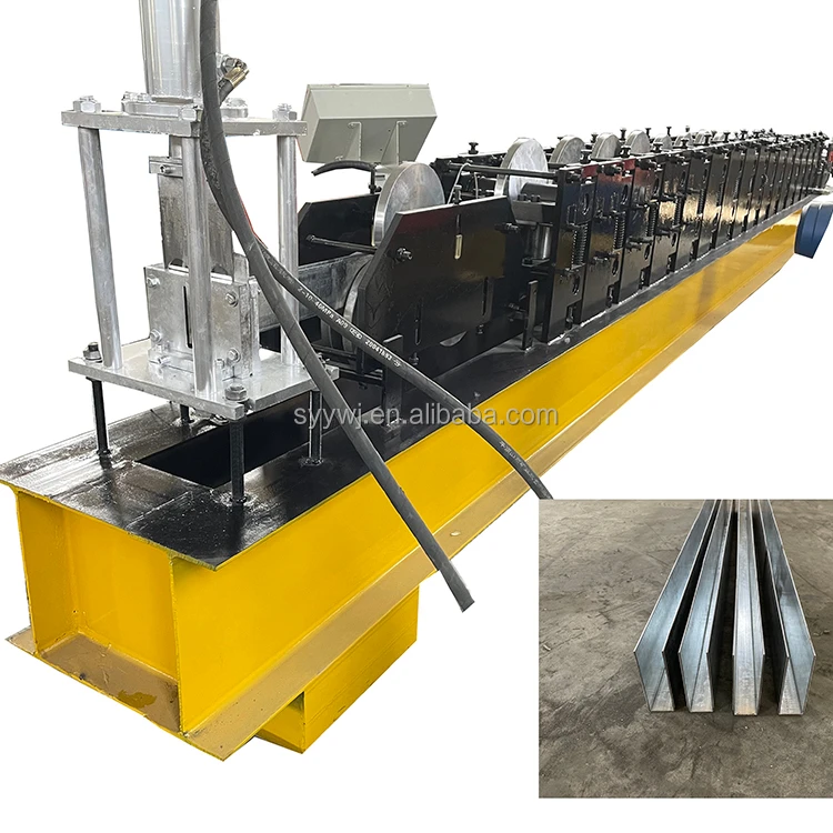 Shutter door u guide rail roll forming machine