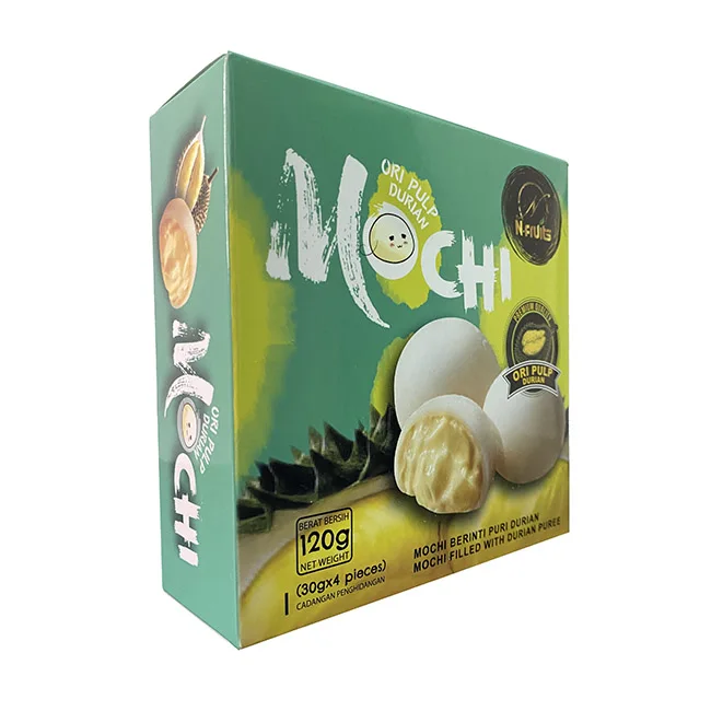 Высококачественная вкусная традиционная мягкая текстура Mochi заполненная дурианской пюре пульпа ОРИ дуриан Daifuku лучше всего подходит для влюбленных Дуриан