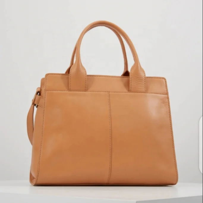 2019 style wholesale  guanine cow hide leather shoulder bag ladies leather hand bag