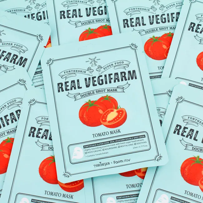 Tomato Face Sheet Mask for Skincare cosmetics OEM, ODM / Customizing private label  Korean Skin Care For All Skin Types