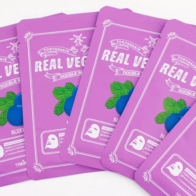 Blueberry Face Sheet Mask for Korean Skincare cosmetics OEM, ODM / Customizing private label