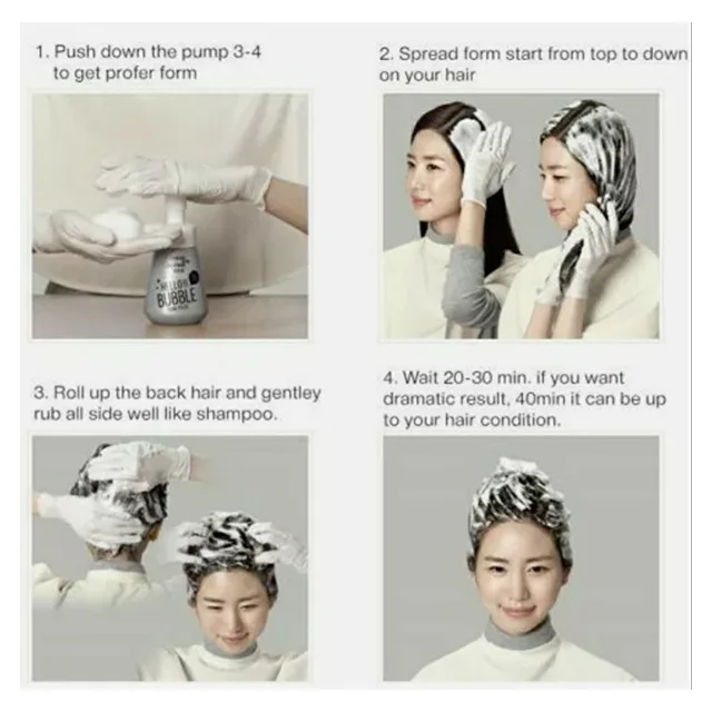 
Amore pacific mise en scene hello bubble hair dye Made in Korea korean miseenscene hair dye 