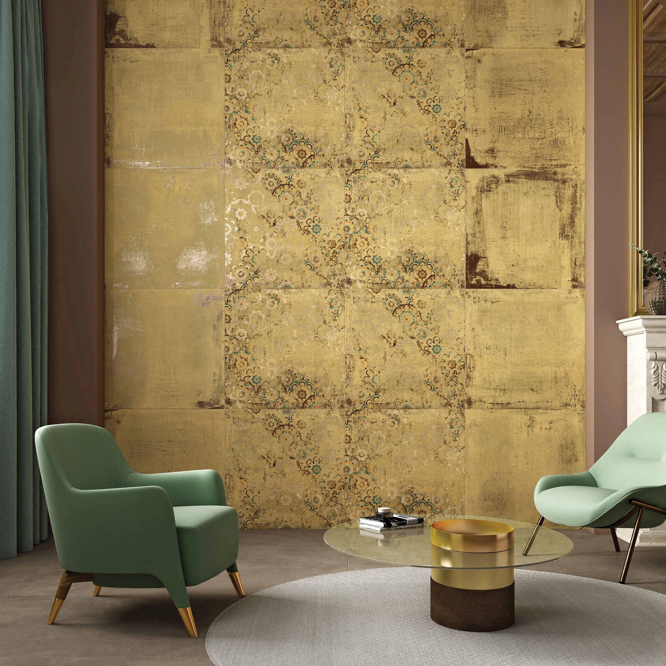 Декоративная фарфоровая плитка с эффектом Radian для стен 600x600 мм для дома, гостиницы и виллы с xtream look wall