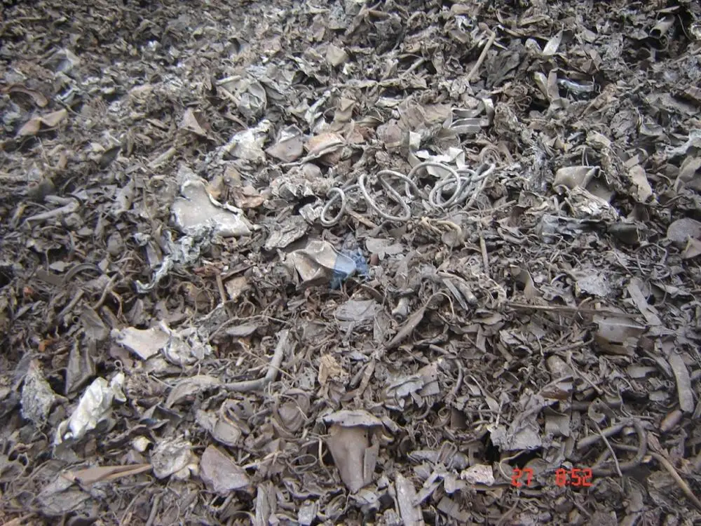 INCINERATED SHREDDED SCRAP E46